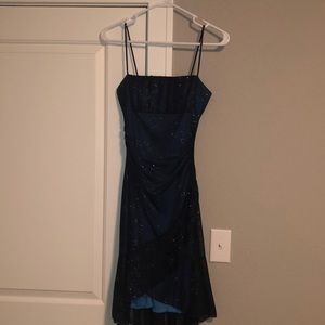 Taboo Navy Sparkly Dress